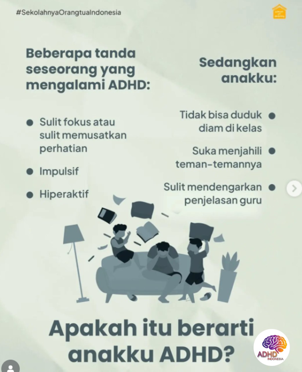 Ciri dan Gejala ADHD pada Anak Usia Dini di Kabupaten Mesuji
