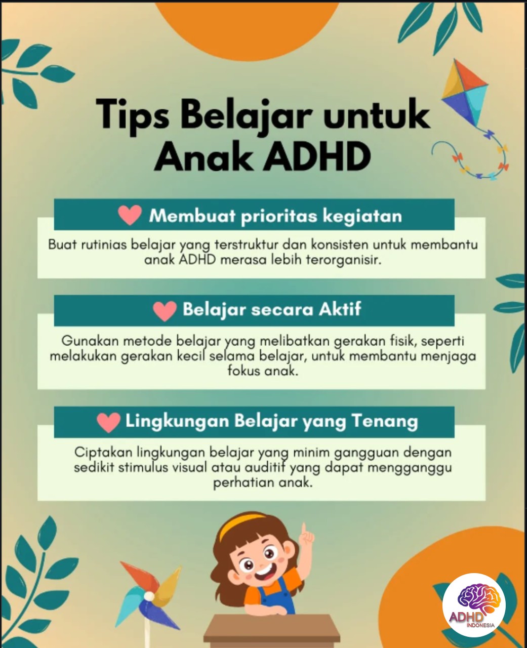 Strategi Belajar yang Cocok untuk Anak ADHD di Kabupaten Mesuji